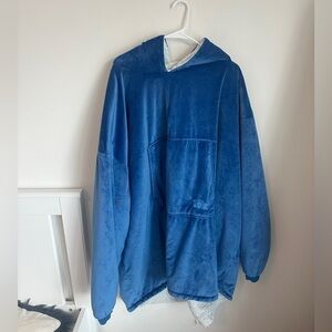 The Comfy Original Blue Microfiber Sherpa Lined Wearable Blanket
One Size